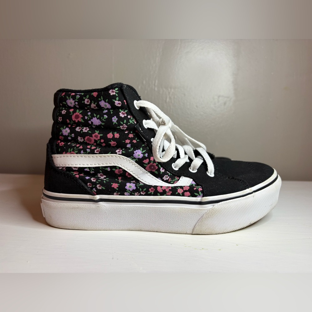 Kids Vans floral High-Top sneakers